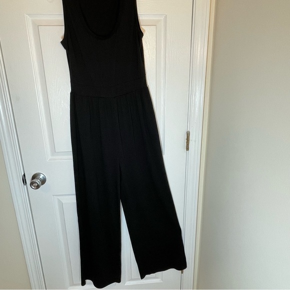 Pretty Garden Black Sleeveless Wide-Leg Jumpsuit – Women’s Small, Casual Chic - Picture 2 of 12